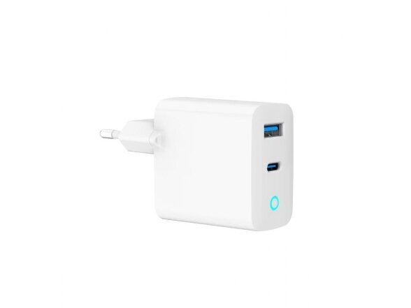 CHARGER USB 65W 2PORT/TA-UC-PDQC65L-W-01 GEMBIRD 2 CHARGER USB 65W 2PORT/TA-UC-PDQC65L-W-01 GEMBIRD 2