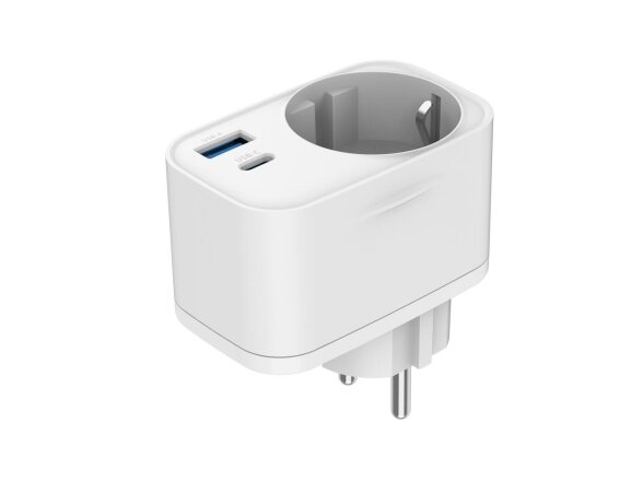 CHARGER USB UNIVERSAL 20W WHT/2P AC TA-ACPDQC20-01-W GEMBIRD 2 CHARGER USB UNIVERSAL 20W WHT/2P AC TA-ACPDQC20-01-W GEMBIRD 2