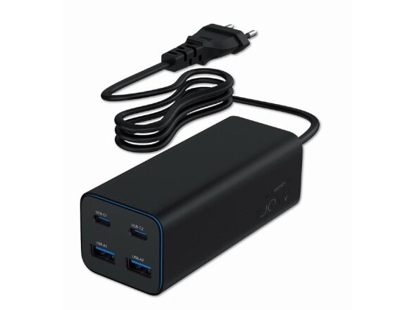 CHARGER USB UNIVERSAL 4P 100W/TA-UC-2A2C-PD100-01-BK GEMBIRD CHARGER USB UNIVERSAL 4P 100W/TA-UC-2A2C-PD100-01-BK GEMBIRD