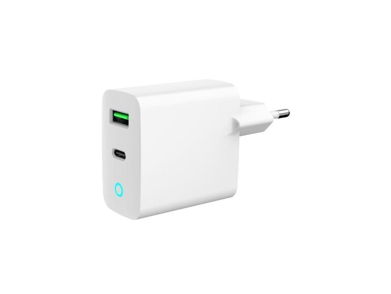CHARGER USB 20W 2PORT/TA-UC-PDQC20L-W-01 GEMBIRD
