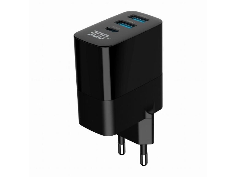 CHARGER USB 30W 3PORT/TA-UC-PDQC30LCD-BK-02 GEMBIRD 2 CHARGER USB 30W 3PORT/TA-UC-PDQC30LCD-BK-02 GEMBIRD 2
