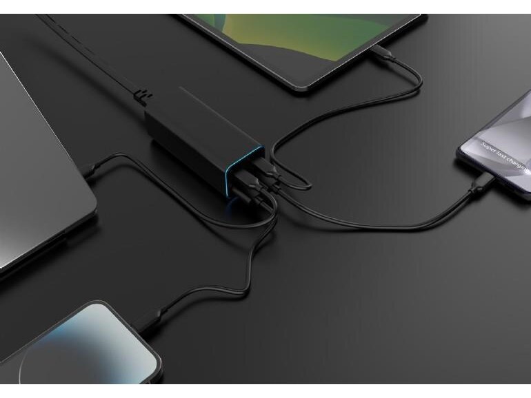 CHARGER USB UNIVERSAL 4P 100W/TA-UC-2A2C-PD100-01-BK GEMBIRD 4