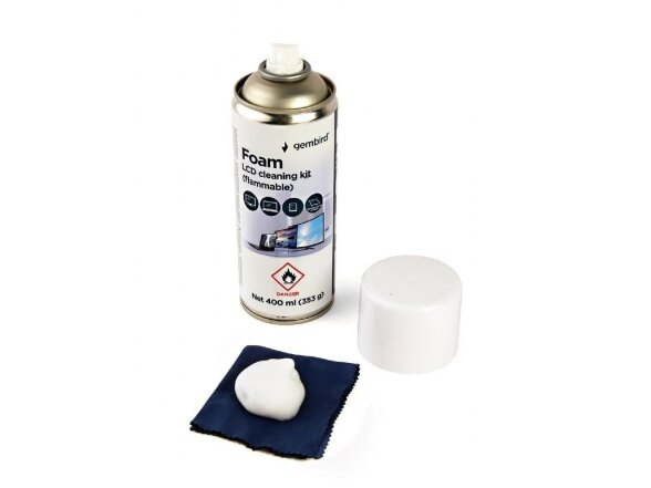 CLEANING KIT LCD FOAM 400ML/CK-LCD-08 GEMBIRD 3 CLEANING KIT LCD FOAM 400ML/CK-LCD-08 GEMBIRD 3