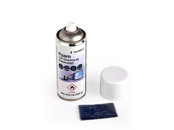CLEANING KIT LCD FOAM 400ML/CK-LCD-08 GEMBIRD 1