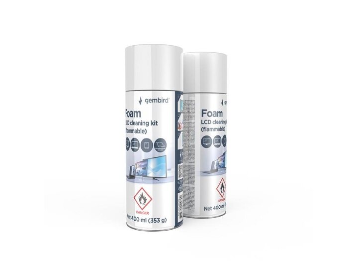 CLEANING KIT LCD FOAM 400ML/CK-LCD-08 GEMBIRD