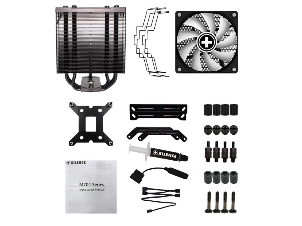 CPU COOLER MULTI SOCKET/M704PRO.ARGB XC056 XILENCE 12 CPU COOLER MULTI SOCKET/M704PRO.ARGB XC056 XILENCE 12