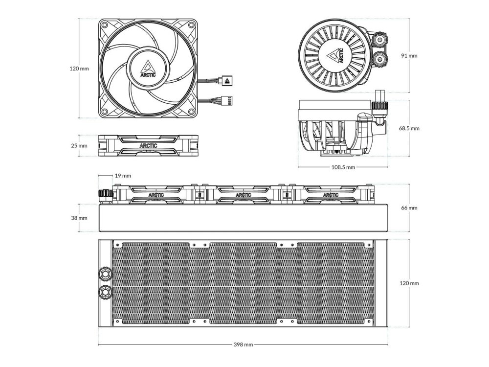CPU COOLER S_MULTI/ACFRE00188A ARCTIC 6 CPU COOLER S_MULTI/ACFRE00188A ARCTIC 6