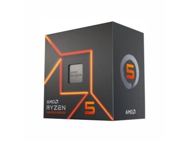 CPU|AMD|Desktop|Ryzen 5|7600|Raphael AM5|3800 MHz|Cores 6|32MB|Socket SAM5|65 Watts|GPU Radeon|BOX|100-100001015BOX