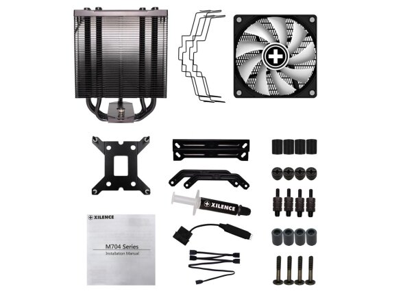CPU COOLER MULTI SOCKET/M704PRO.ARGB XC056 XILENCE 12