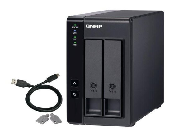 DAS ENCLOSURE 2BAY USB-C/TR-002 QNAP 1