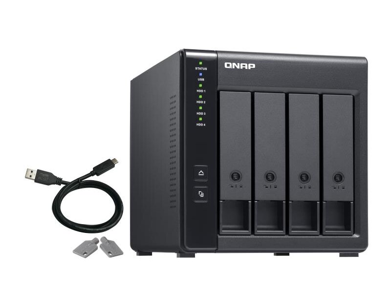 DAS ENCLOSURE 4BAY USB3/TR-004 QNAP 3 DAS ENCLOSURE 4BAY USB3/TR-004 QNAP 3
