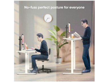 DESK MOTORISED/WHITE WDT221E-W ONKRON