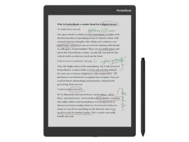E-Reader|POCKETBOOK|10.3"|1872x1404|1xUSB-C|Micro SDXC|Wireless LAN|Bluetooth|Storm Blue|PB1041-1-WW
