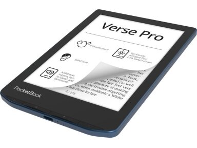 E-Reader|POCKETBOOK|Verse Pro|6"|1072x1448|1xUSB-C|Wireless LAN|Bluetooth|Azure|PB634-A-WW