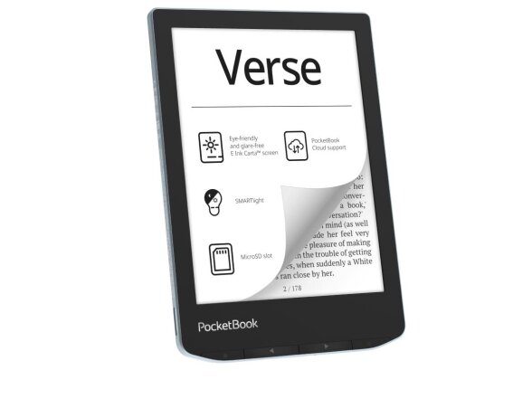E-Reader|POCKETBOOK|Verse|6"|1024x758|1xUSB-C|Micro SD|Wireless LAN|Blue|PB629-2-WW