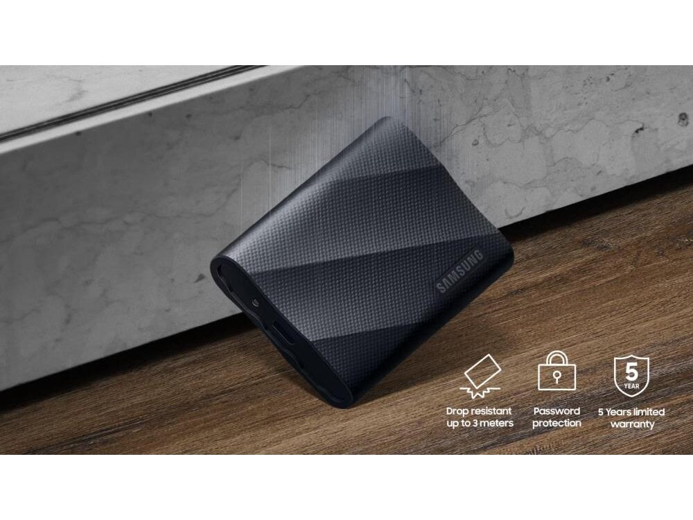 External SSD|SAMSUNG|T9|2TB|USB 3.2|Write speed 1950 MBytes/sec|Read speed 2000 MBytes/sec|MU-PG2T0B/EU 2