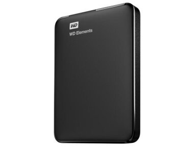 External HDD|WESTERN DIGITAL|Elements Portable|2TB|USB 3.0|Colour Black|WDBU6Y0020BBK-WESN