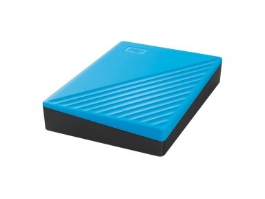 External HDD|WESTERN DIGITAL|My Passport|4TB|USB 2.0|USB 3.0|USB 3.2|Colour Blue|WDBPKJ0040BBL-WESN