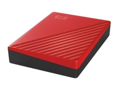 External HDD|WESTERN DIGITAL|My Passport|6TB|USB 2.0|USB 3.2|Red|WDBR9S0060BRD-WESN