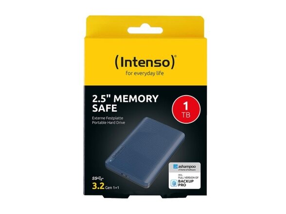 External HDD|INTENSO|1000 GB|Colour Blue|6029565 1
