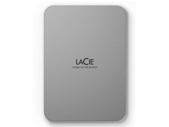 External HDD|LACIE|Mobile Drive|1TB|USB-C|Colour Silver|STLP1000400 1