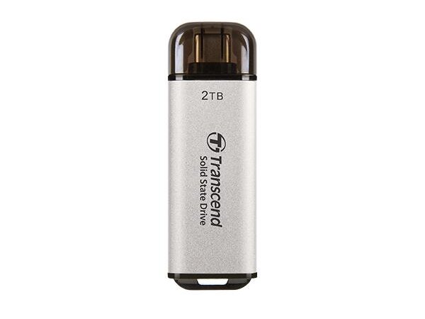 External SSD|TRANSCEND|ESD300|2TB|USB-C|Write speed 950 MBytes/sec|Read speed 1500 MBytes/sec|TS2TESD300S