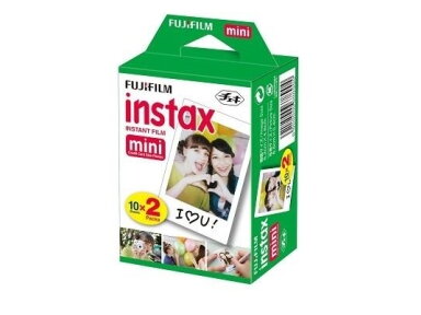 Momentinės fotoplokštelės FUJIFILM INSTAX MINI 20vnt. (2x10) Glossy