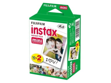 Momentinės fotoplokštelės FUJIFILM INSTAX MINI 20vnt. (2x10) Glossy