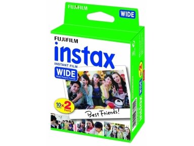 Momentinės fotoplokštelės FUJIFILM INSTAX WIDE 20vnt