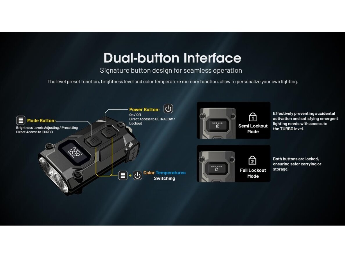 FLASHLIGHT T SERIES 600 LUMENS/TINI3 NITECORE 4 FLASHLIGHT T SERIES 600 LUMENS/TINI3 NITECORE 4