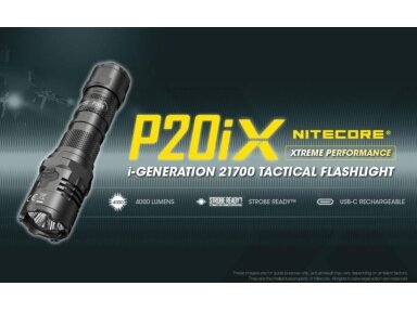 FLASHLIGHT PRECISE SERIES/4000 LUMENS P20IX NITECORE