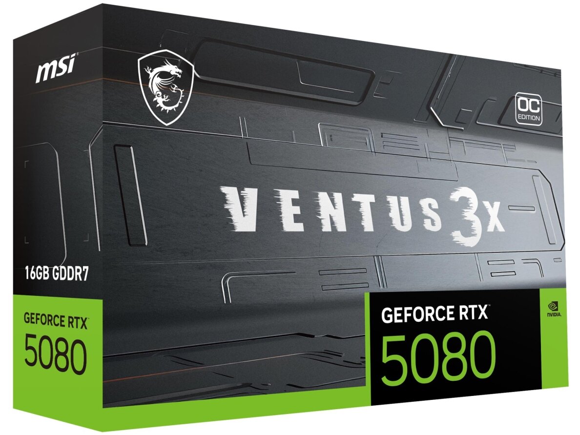 Graphics Card|MSI|NVIDIA|GeForce RTX 5080|16 GB|GDDR7|256 bit|PCI Express x16 5.0|Active|RTX508016GVEN3XOCBLK 1 Graphics Card|MSI|NVIDIA|GeForce RTX 5080|16 GB|GDDR7|256 bit|PCI Express x16 5.0|Active|RTX508016GVEN3XOCBLK 1