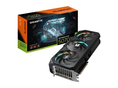 Graphics Card|GIGABYTE|NVIDIA GeForce RTX 5070 Ti|16 GB|GDDR7|256 bit|PCIE 5.0 16x|1xHDMI|3xDisplayPort|N507TGAMINGOC-16GD1.0