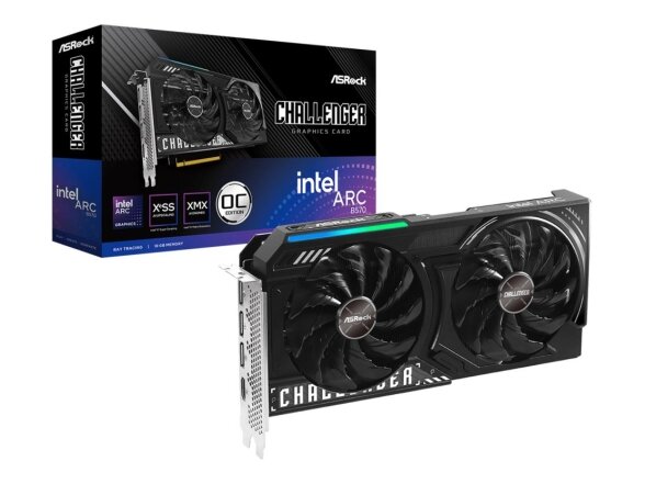 Graphics Card|ASROCK|Intel Arc B570|10 GB|GDDR6|160 bit|PCIE 4.0 8x|GPU 2610 MHz|Dual Slot Fansink|1xHDMI|3xDisplayPort|B570CL10GO