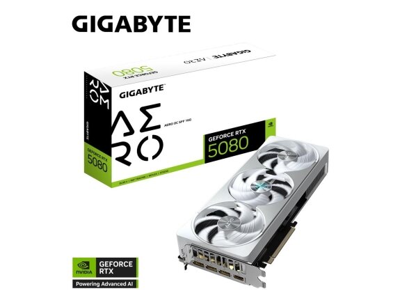 Vaizdo plokštė Gigabyte GeForce RTX 5080 Aero OC SFF 16GB GDDR7 Graphics Card 6 Vaizdo plokštė Gigabyte GeForce RTX 5080 Aero OC SFF 16GB GDDR7 Graphics Card 6