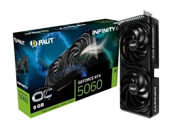 Graphics Card|PALIT|NVIDIA|GeForce RTX 5060|2280 MHz|8 GB|GDDR7|128 bit|PCI Express 5.0|Active|NE75060V19P1-GB2051L 8 Graphics Card|PALIT|NVIDIA|GeForce RTX 5060|2280 MHz|8 GB|GDDR7|128 bit|PCI Express 5.0|Active|NE75060V19P1-GB2051L 8
