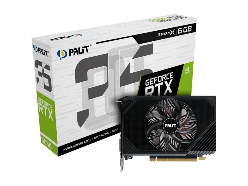 Graphics Card|PALIT|NVIDIA|GeForce RTX 3050|1042 MHz|6 GB|GDDR6|96 bit|PCI Express 4.0|Active|NE63050018JE-1072F 6 Graphics Card|PALIT|NVIDIA|GeForce RTX 3050|1042 MHz|6 GB|GDDR6|96 bit|PCI Express 4.0|Active|NE63050018JE-1072F 6