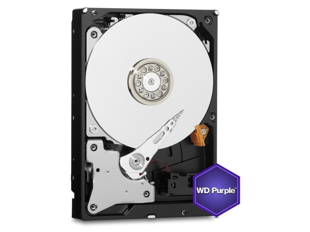 HDD|WESTERN DIGITAL|Purple|1TB|SATA 3.0|64 MB|5400 rpm|3,5"|WD11PURZ 1