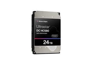 HDD|WESTERN DIGITAL ULTRASTAR|Ultrastar DC HC580|24TB|SATA|512 MB|7200 rpm|3,5"|0F62796