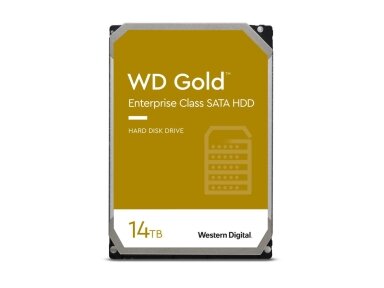 HDD|WESTERN DIGITAL|Gold|14TB|SATA 3.0|512 MB|7200 rpm|3,5"|WD142KRYZ