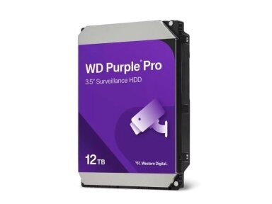 HDD|WESTERN DIGITAL|Purple Pro|12TB|512 MB|7200 rpm|3,5"|WD122PURP