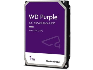 HDD|WESTERN DIGITAL|Purple|1TB|SATA 3.0|64 MB|5400 rpm|3,5"|WD11PURZ