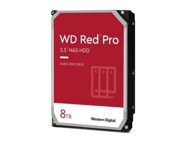 HDD|WESTERN DIGITAL|Red Pro| 8 TB|Serial ATA|Buffer 256 MB|7200 RPM|3.5 "|WD8006FFBX