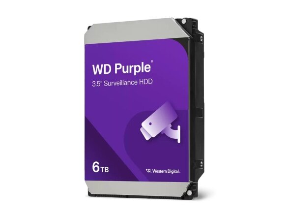 HDD|WESTERN DIGITAL|Purple|6TB|SATA|256 MB|5400 rpm|3,5"|WD64PURZ 1 HDD|WESTERN DIGITAL|Purple|6TB|SATA|256 MB|5400 rpm|3,5"|WD64PURZ 1
