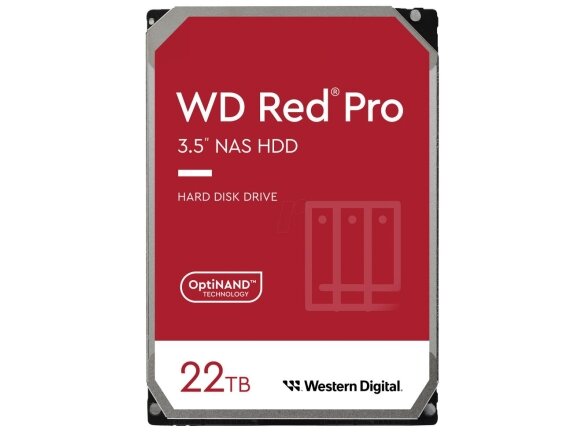 HDD|WESTERN DIGITAL|Red Pro|22TB|SATA|512 MB|7200 rpm|3,5"|WD221KFGX HDD|WESTERN DIGITAL|Red Pro|22TB|SATA|512 MB|7200 rpm|3,5"|WD221KFGX