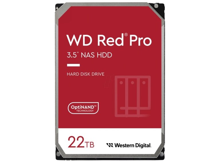 HDD|WESTERN DIGITAL|Red Pro|22TB|SATA|512 MB|7200 rpm|3,5"|WD221KFGX HDD|WESTERN DIGITAL|Red Pro|22TB|SATA|512 MB|7200 rpm|3,5"|WD221KFGX