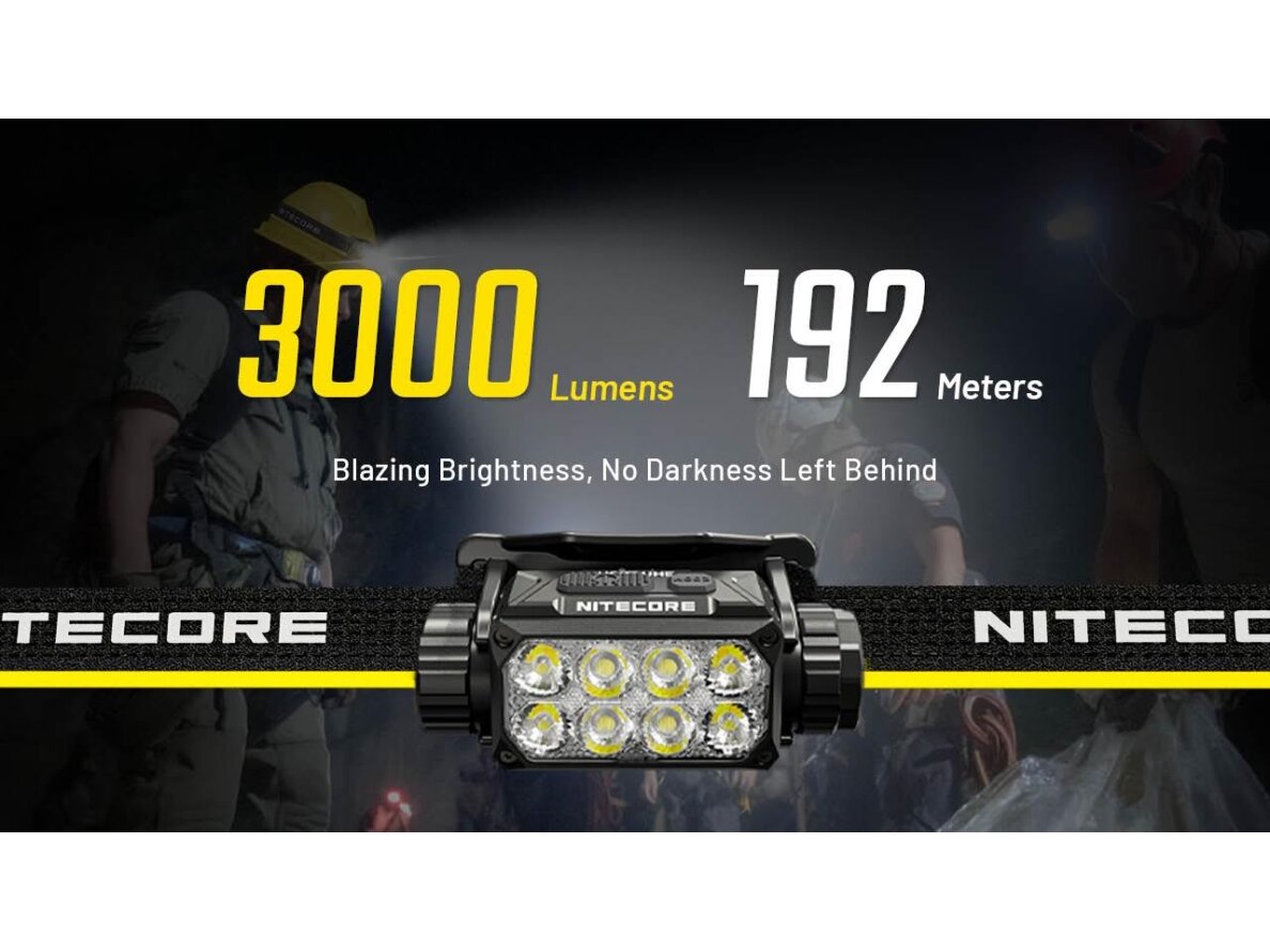 HEADLAMP H SERIES 3000 LUMENS/HC75 UHE NITECORE 6