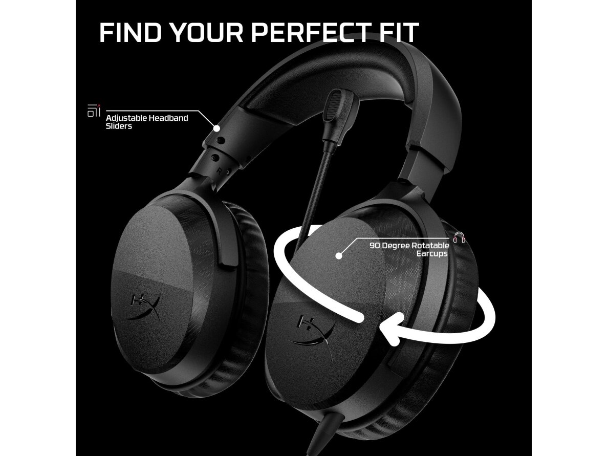 HEADSET HYPERX CLOUDX STINGER3/BLACK BS1T5AA HYPERX 4