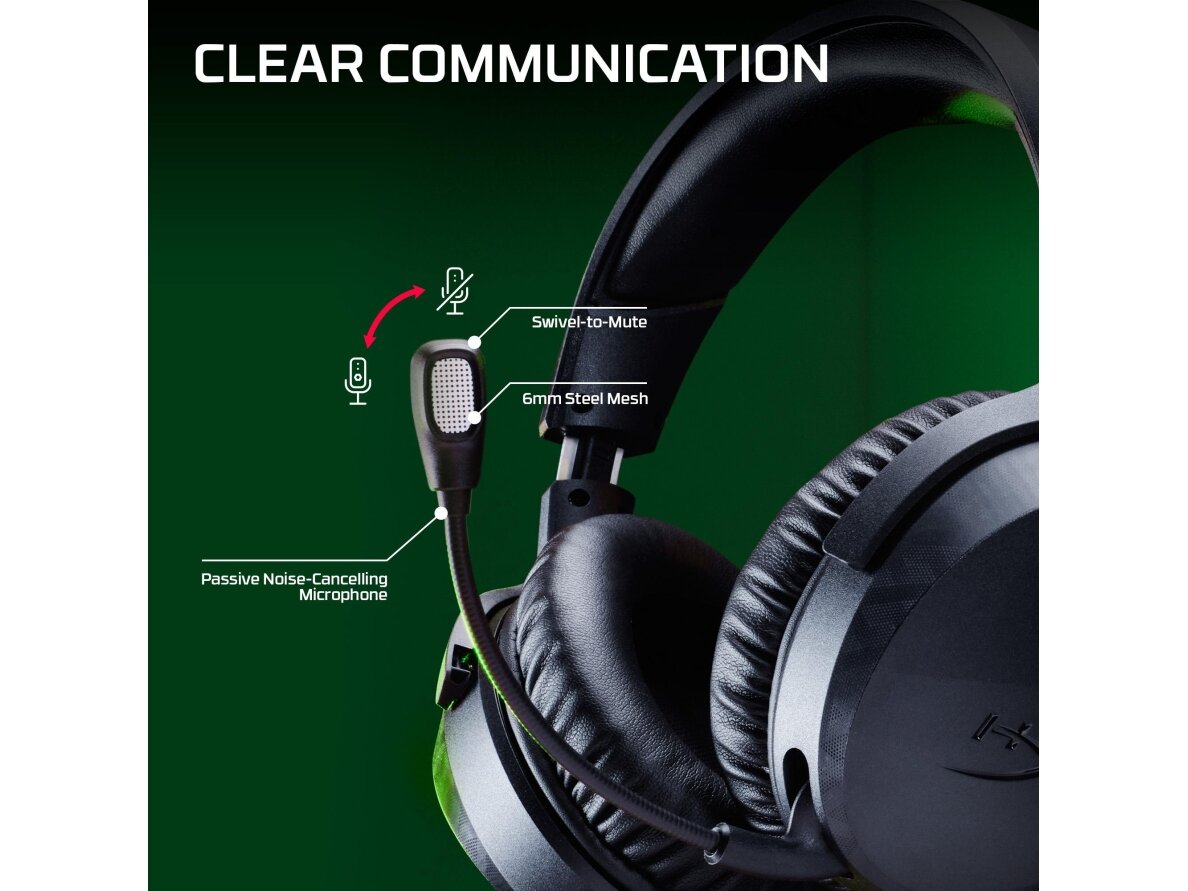 HEADSET HYPERX CLOUDX STINGER3/XBOX BLACK BS1T7AA HYPERX 7