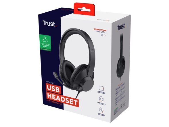 HEADSET AYDA MAX USB/25461 TRUST 6
